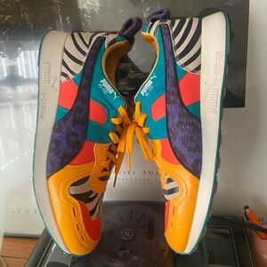 Puma Multicolor Zebra Pattern Men's Sneakers